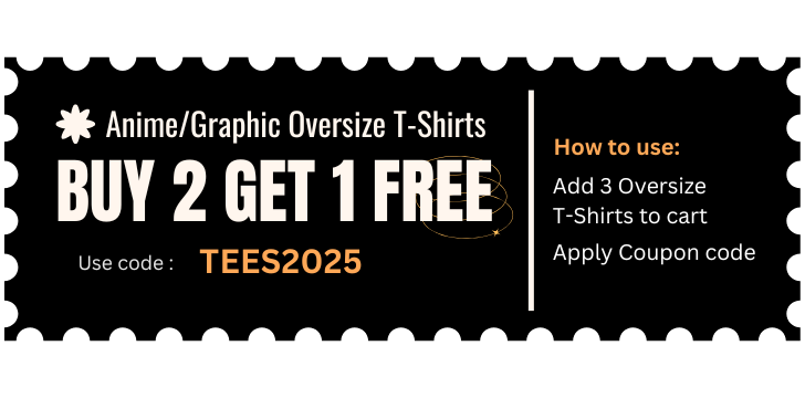 Anime-Graphic Oversize T-shirts