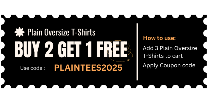 Plain Oversize T-shirts